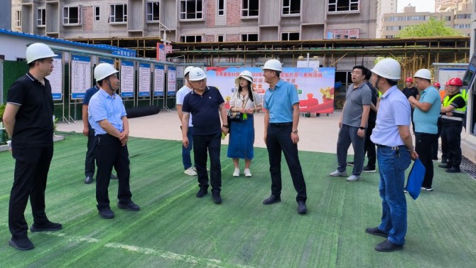 【“三抓三促”在行動(dòng)】省住建廳一行蒞臨甘肅建投4#綜合樓調(diào)研2023年住房保障工作